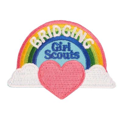 Bridging Iron-On Fun Patch - Rainbow and Heart