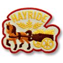 Hayride Fun Patch (horse with cart)