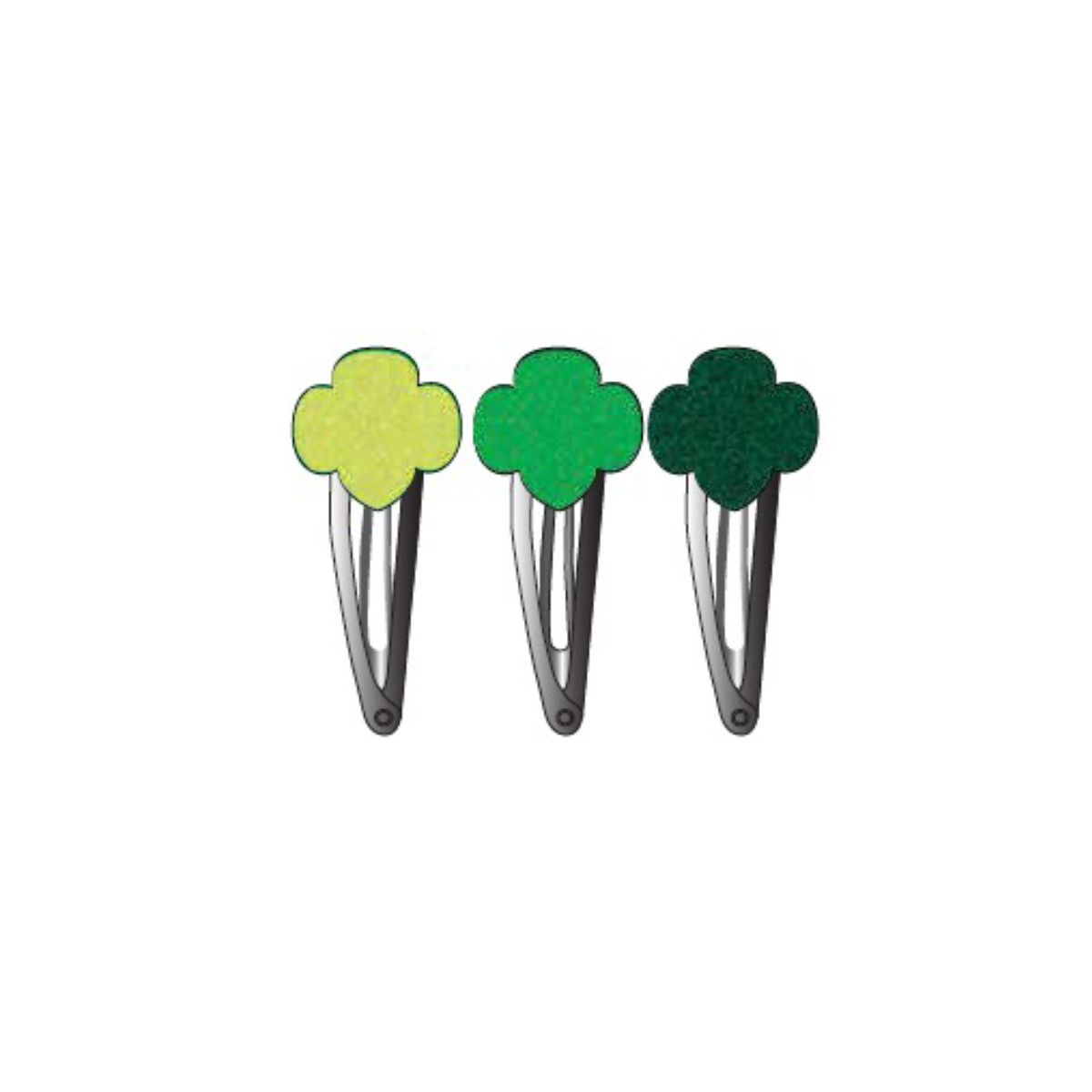 Trefoil Trio Hair Clips