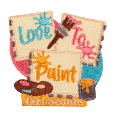 Love to Paint Iron-On Patch