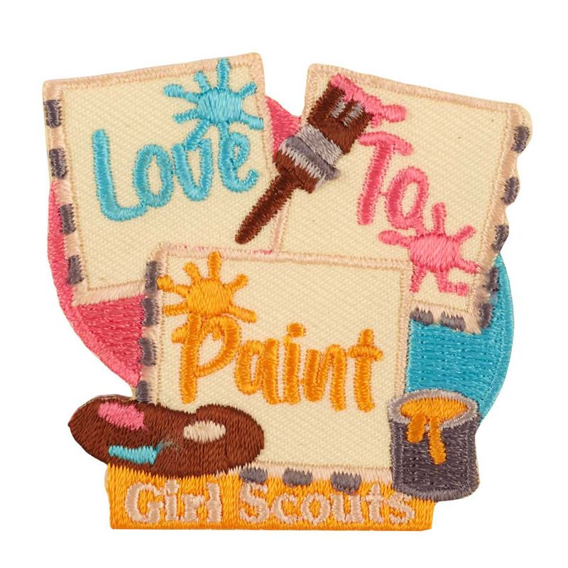 Love to Paint Iron-On Patch