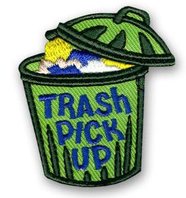 Trash Pick Up Fun Patch