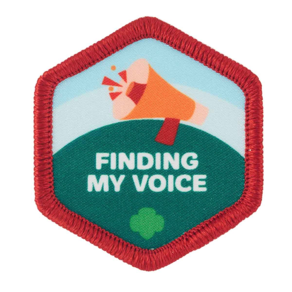 Cadette Mental Wellness Patch - Finding My Voice