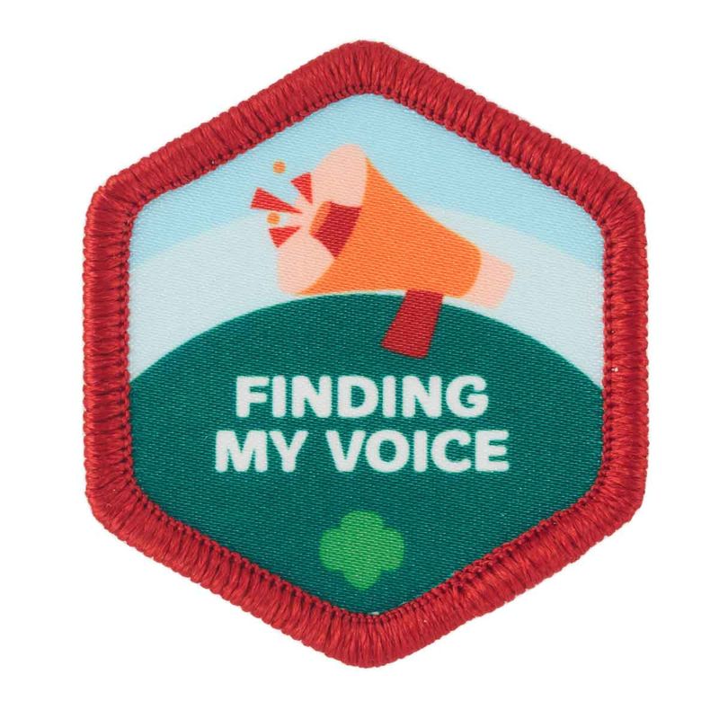 Cadette Mental Wellness Patch - Finding My Voice