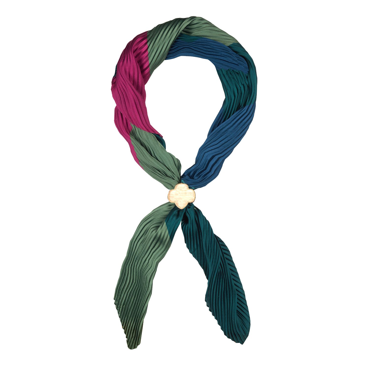 Official Adult Pleated Color Block Scarf