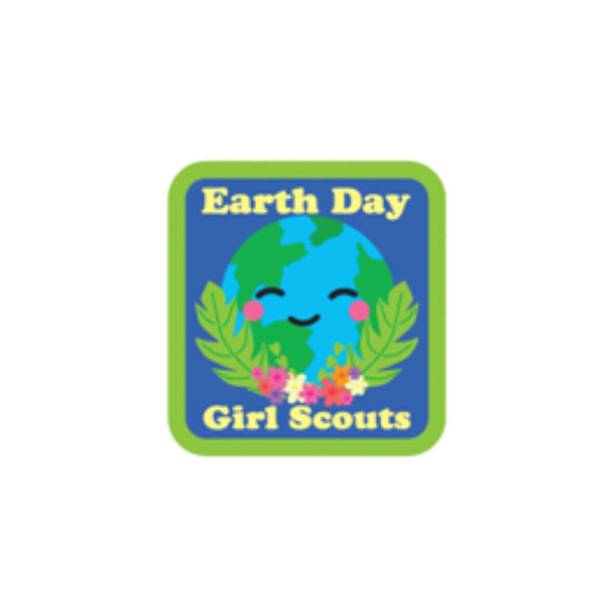 Earth Day Smile Sew-on Fun Patch
