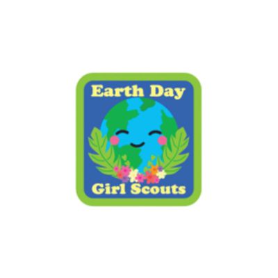 Earth Day Smile Sew-on Fun Patch