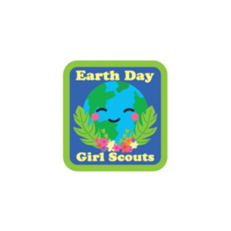 Earth Day Smile Sew-on Fun Patch