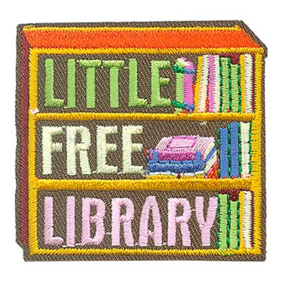 Little Free Library Fun Patch