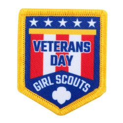 Veterans Day Banner Sew-On Fun Patch