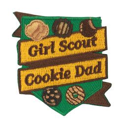 Girl Scout Cookie Dad Iron-on Fun Patch