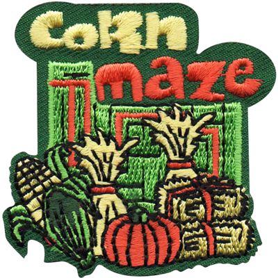 Corn Maze Fun Patch (green)