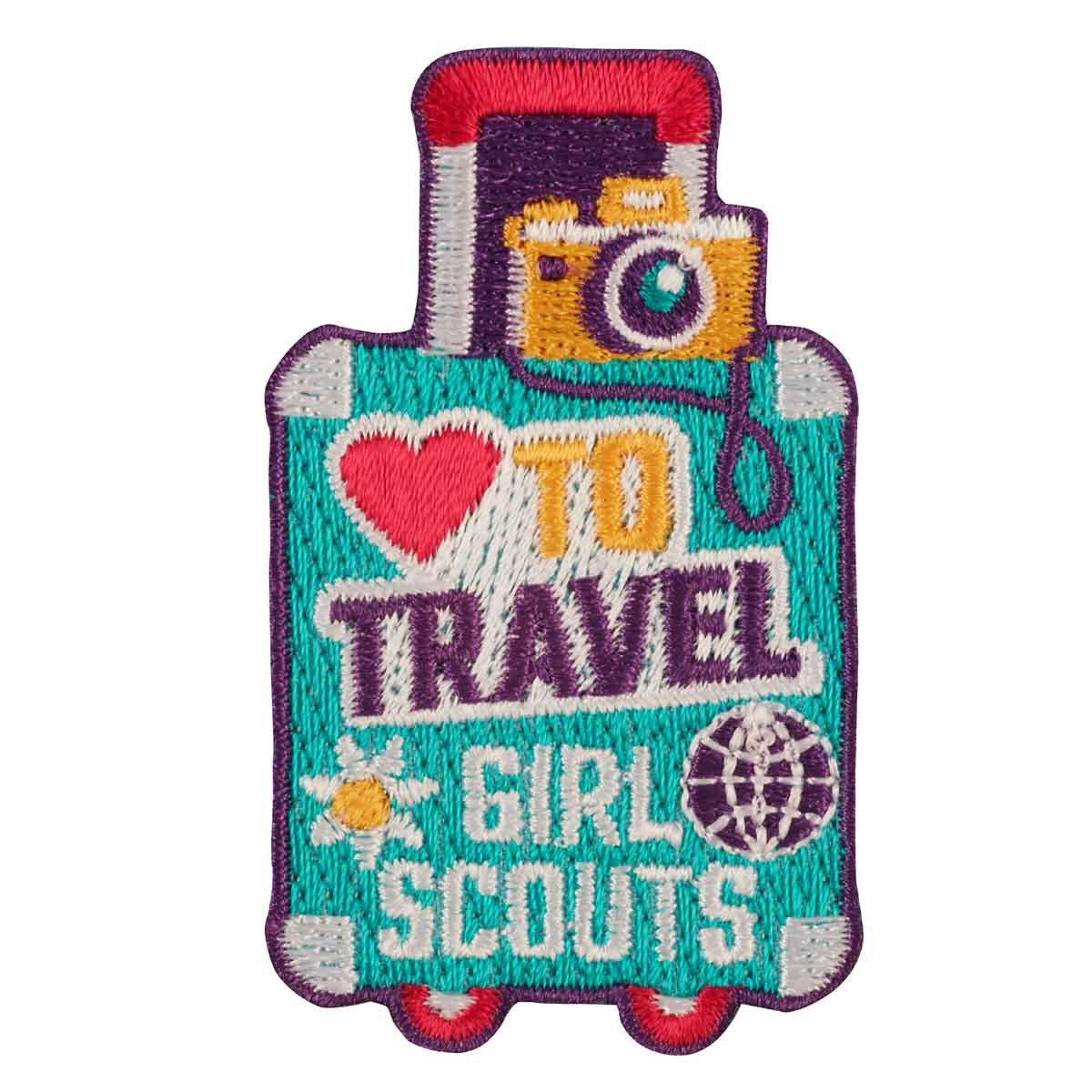 Love to Travel Iron-On patch - Suitcase