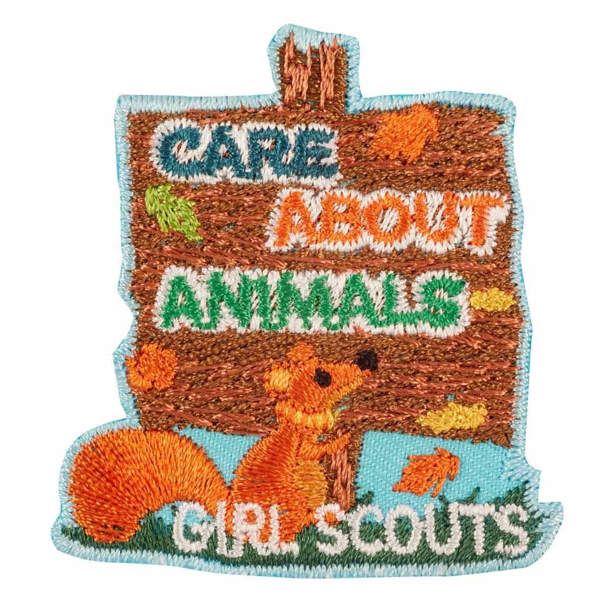 Care About Animals Iron-On Fun Patch