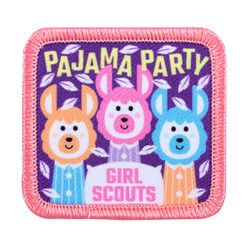 Llama Pajama Party Sew-On Fun Patch
