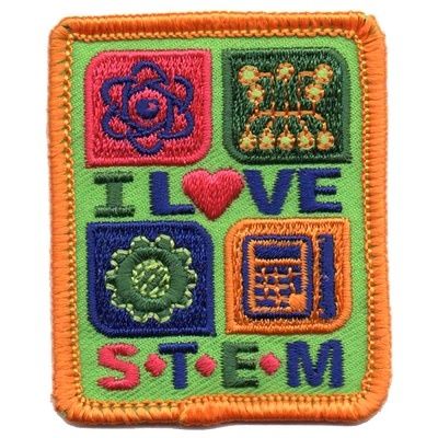 I Love STEM Fun Patch