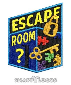 Escape Room Fun Patch (puzzle and lock)