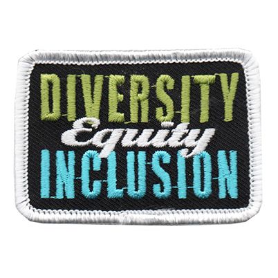 Diversity, Equity, Inclusion Fun Patch