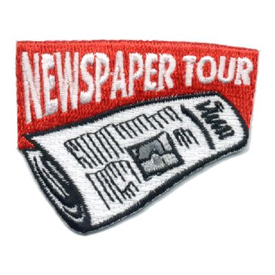 Newspaper Tour Fun Patch