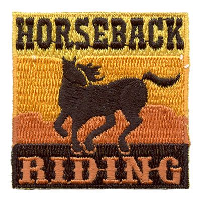 Horseback Riding Fun Patch (silhouette)