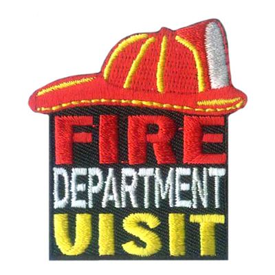 Fire Department Visit Fun Patch