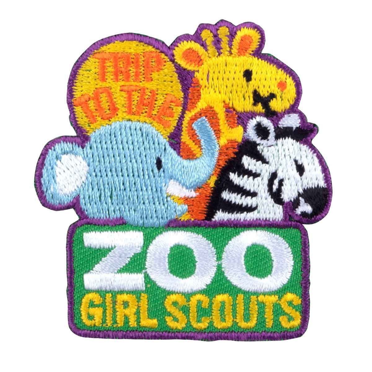Trip to the Zoo Iron-On Patch