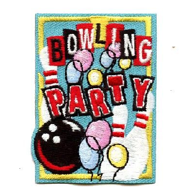 Bowling Party Fun Patch