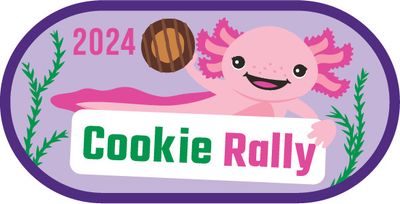Cookie Rally 2024 Axolotl Fun Patch