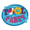 Pool Party Fun Patch (oval pool)