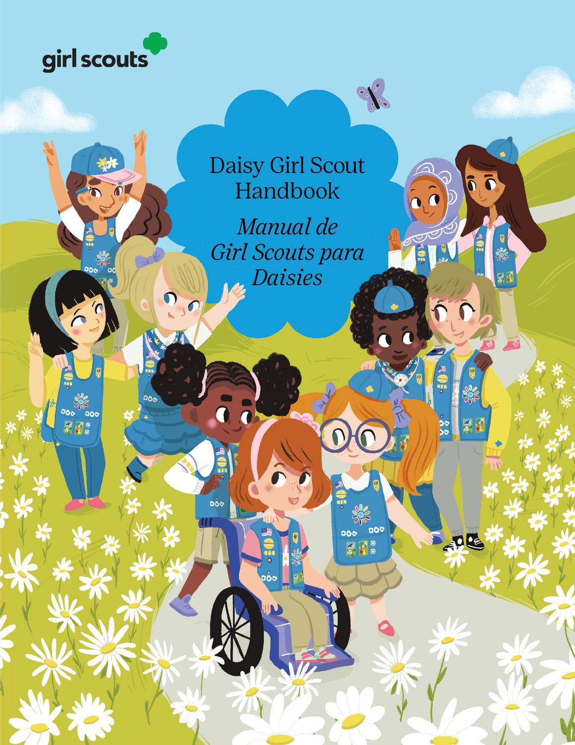 Daisy Handbook with Petals (Bilingual)