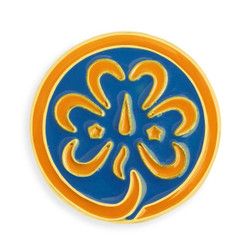 World Trefoil Pin - Clutchback (WAGGGS Pin)