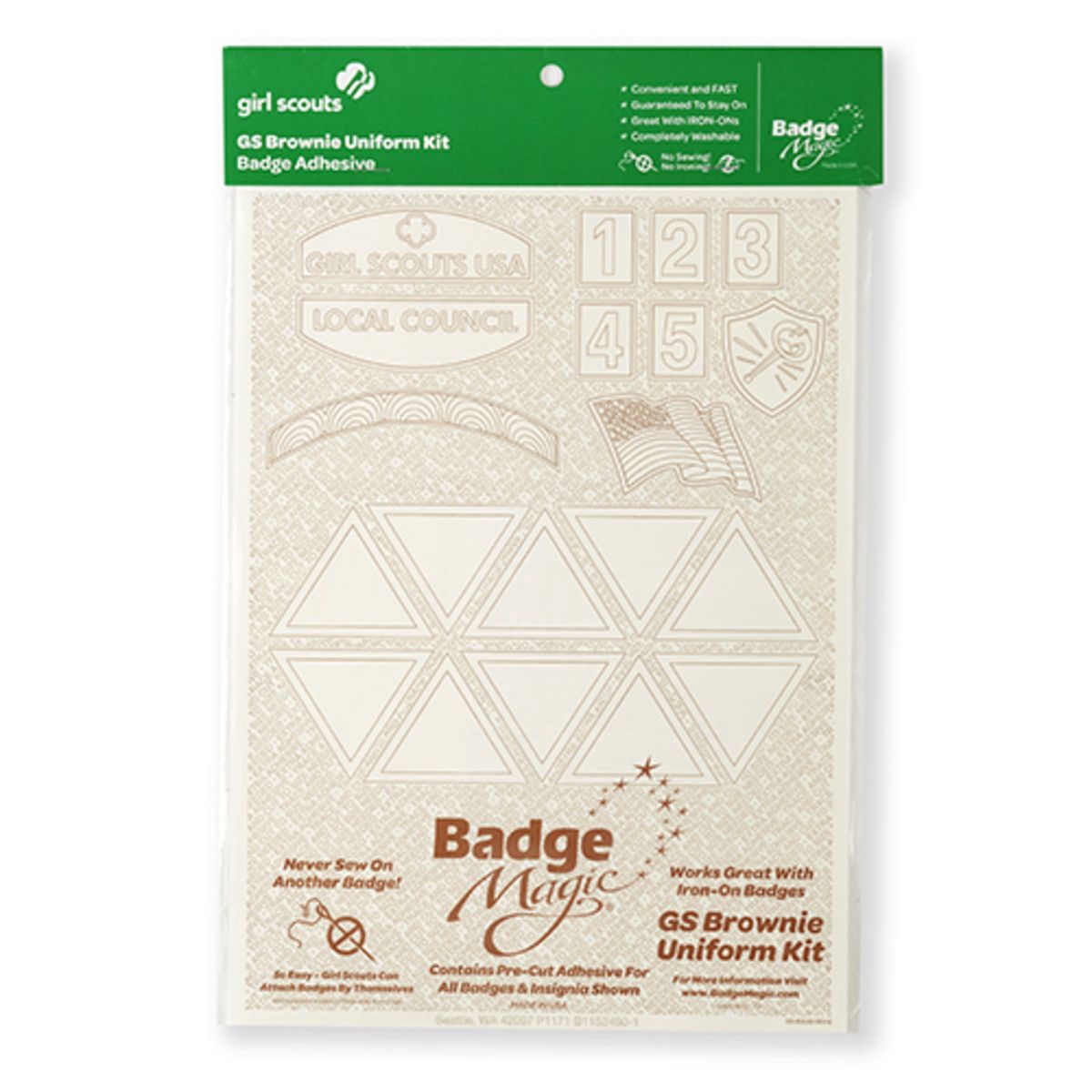 Badge Magic - Brownie Uniform Kit with Badges