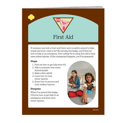 Badge Requirements - Brownie First Aid - Updated Version