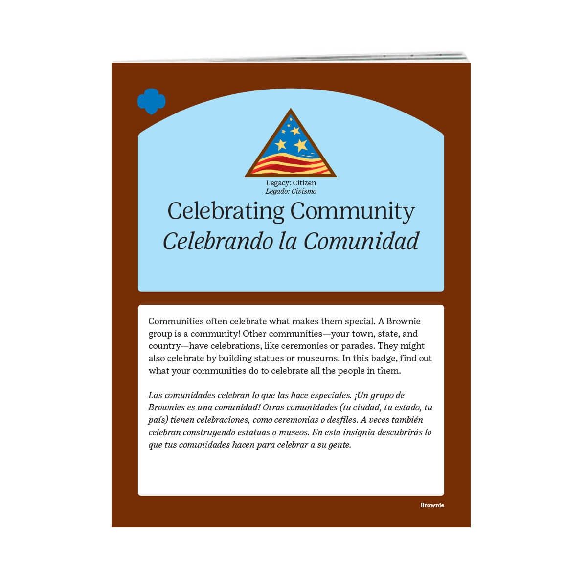 Badge Requirements - Brownie Celebrating Community (Bilingual)