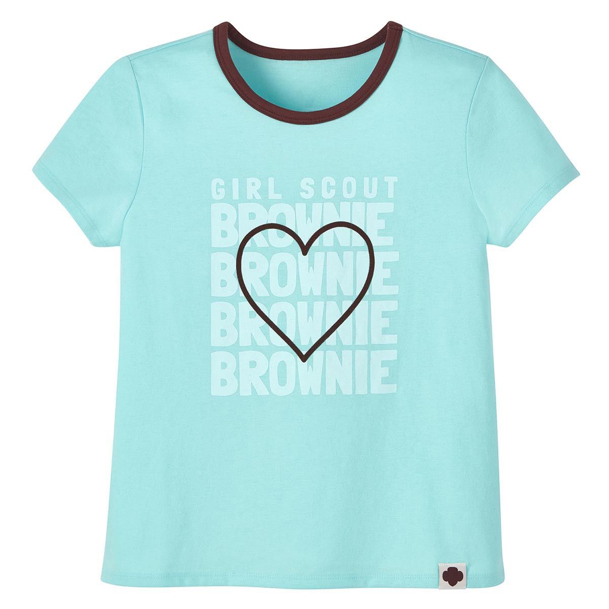 Brownie Heart Blue T-Shirt