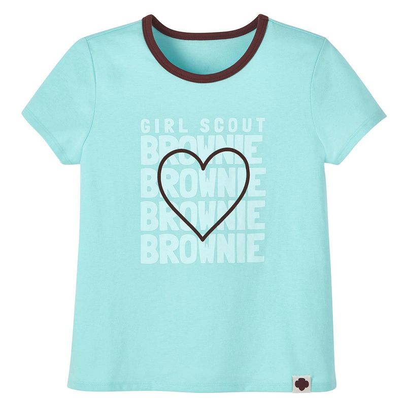 Brownie Heart Blue T-Shirt