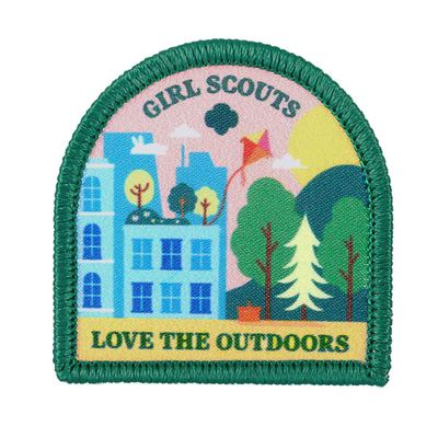 Girl Scouts Love the Outdoors Challenge 2024 Sew-On Patch