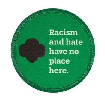 Anti-Racism Girl Scout Patch