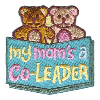 My Mom&#39;s a Co-Leader Fun Patch - Bears