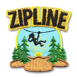 Zipline Fun Patch