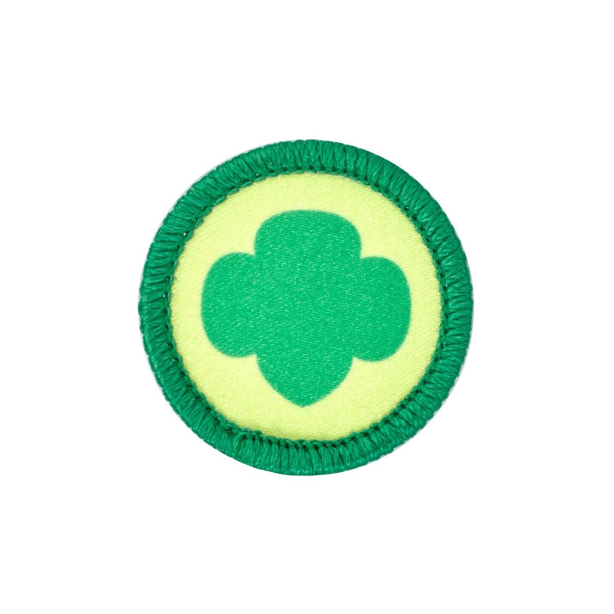 Girl Scout Trefoil Center Month Patch
