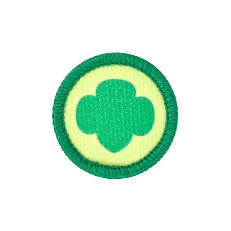 Girl Scout Trefoil Center Month Patch