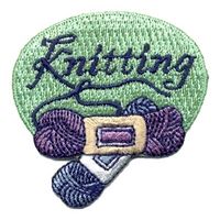 Knitting Fun Patch (yarn)
