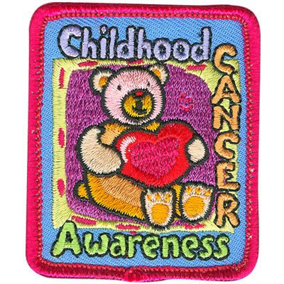 Childhood Cancer Awareness Fun Patch
