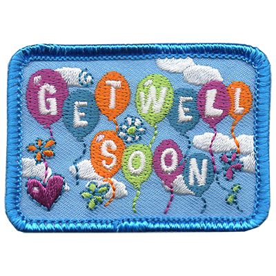 Get Well Soon Fun Patch (Balloons)