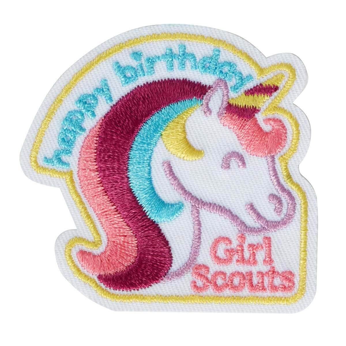 Unicorn Happy Birthday Fun Patch