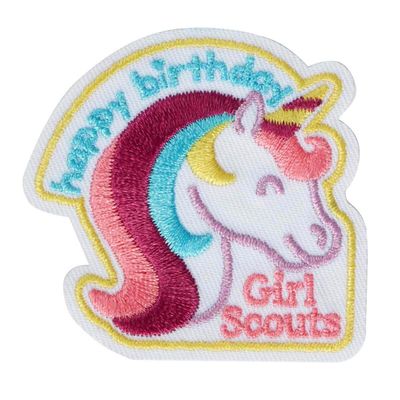Unicorn Happy Birthday Fun Patch
