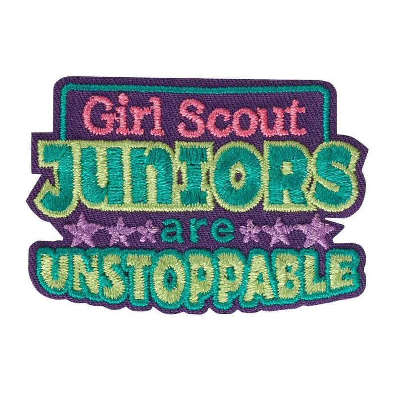 Juniors are Unstoppable Iron-On Fun Patch