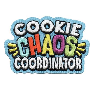 Cookie Chaos Coordinator Fun Patch (blue)