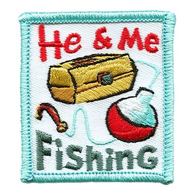 He and Me Fishing Fun Patch